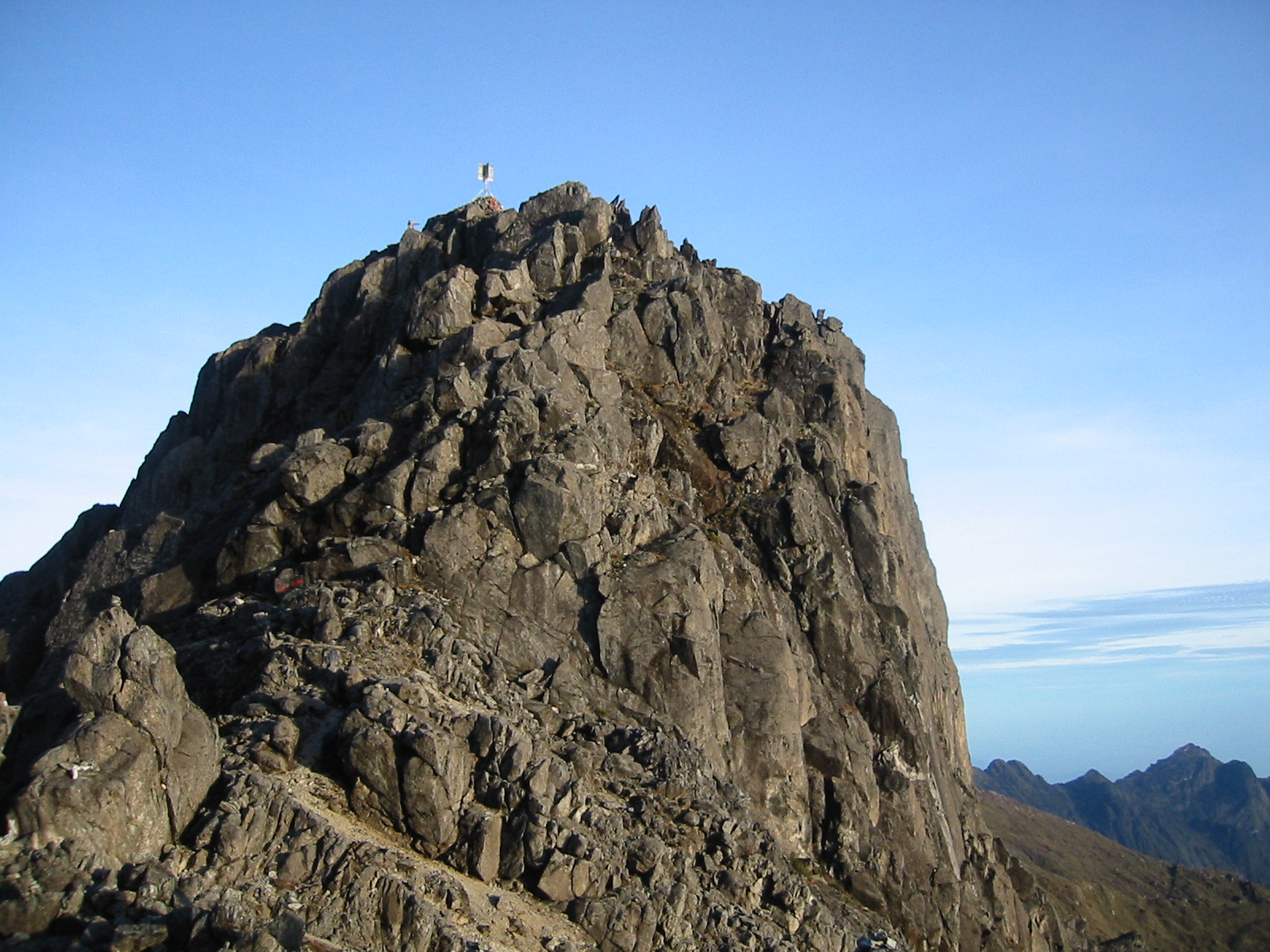 The rocky summit of Mount Wilhelm in Papua New Guinea